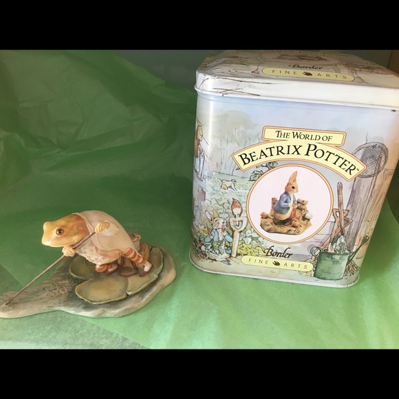 *Rare* Beatrix Potter Jeremy Fisher Figurine - Picture 3 of 10